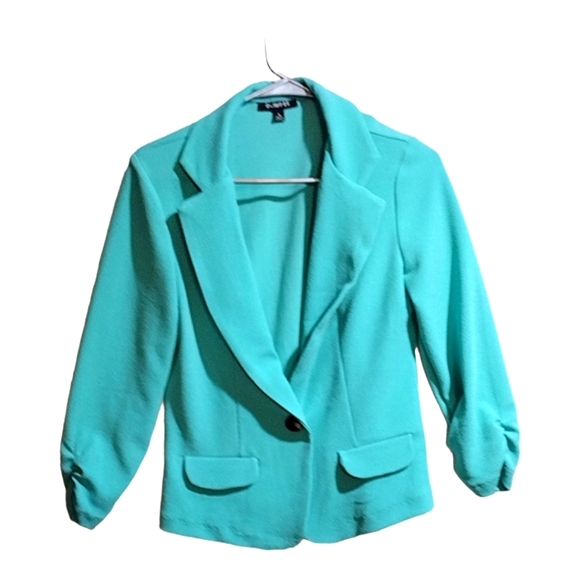 Teal Easter Blazer - Picture 2 of 3